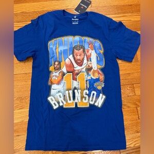Fanatics Men’s Jalen Brunson Knicks T Shirt Size Small New With Tags